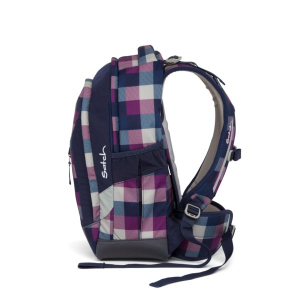 SATCH. Backpack Berry Carry (Plaid Purple-Multicolor)