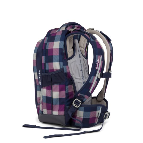 SATCH. Backpack Berry Carry (Plaid Purple-Multicolor)