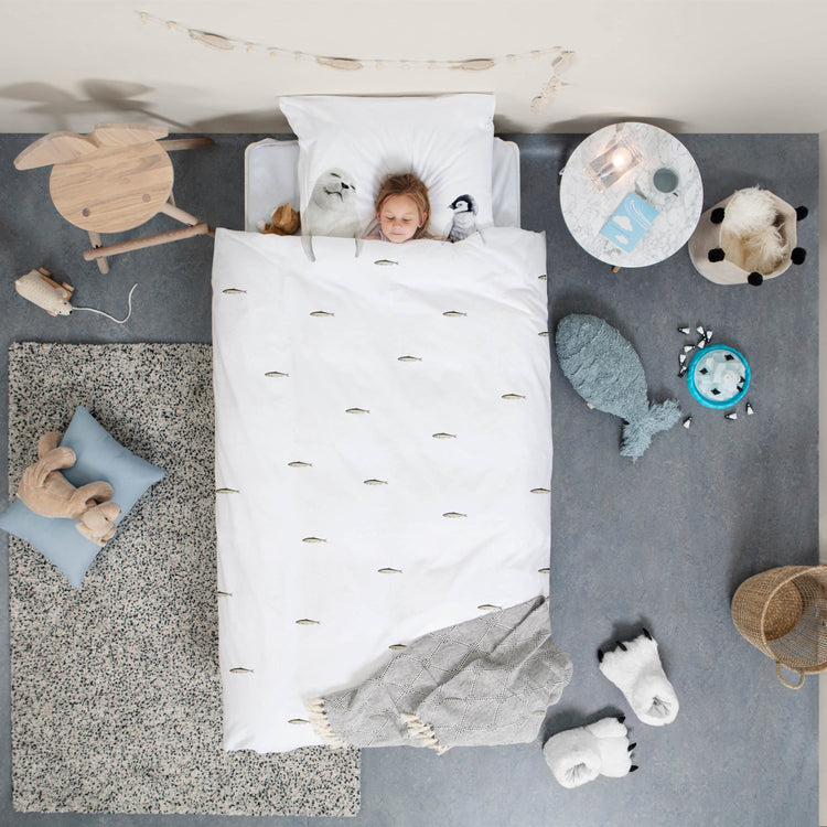 SNURK. Duvet cover set Arctic Friends 140Χ200 - 50Χ70