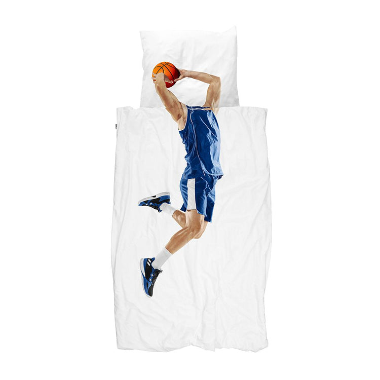 SNURK. Duvet cover set Basketball star 140x200 - 50x70 (blue)