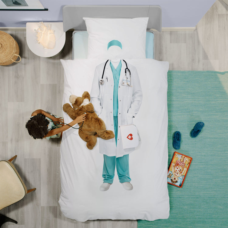 SNURK. Duvet cover set Doctor 140x200 - 50x70