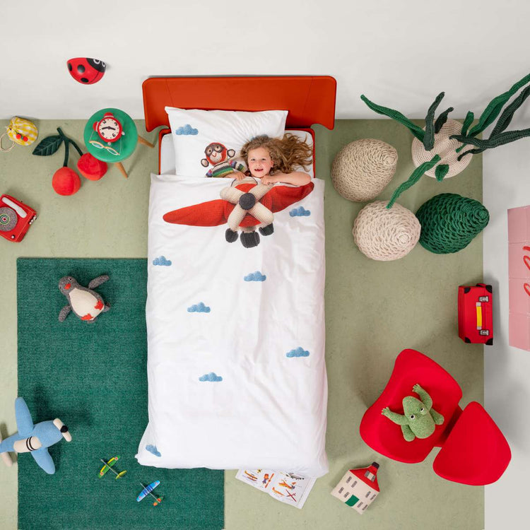 SNURK. Duvet cover set Monkey Pilot 160Χ220 - 50Χ70