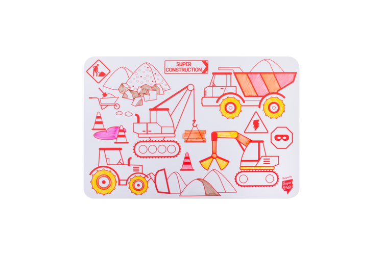 SUPER PETIT. Mini Placemat Super Construction