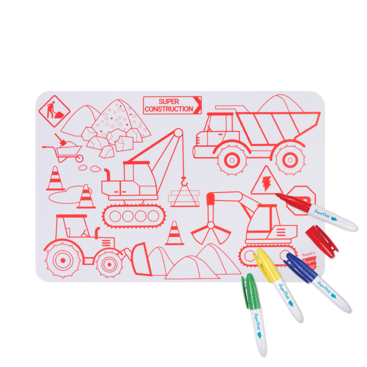 SUPER PETIT. Mini Placemat Super Construction