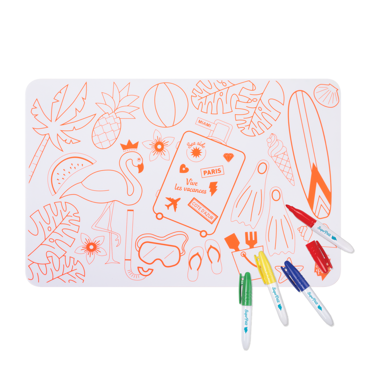 SUPER PETIT. Mini Placemat Florida Paradise