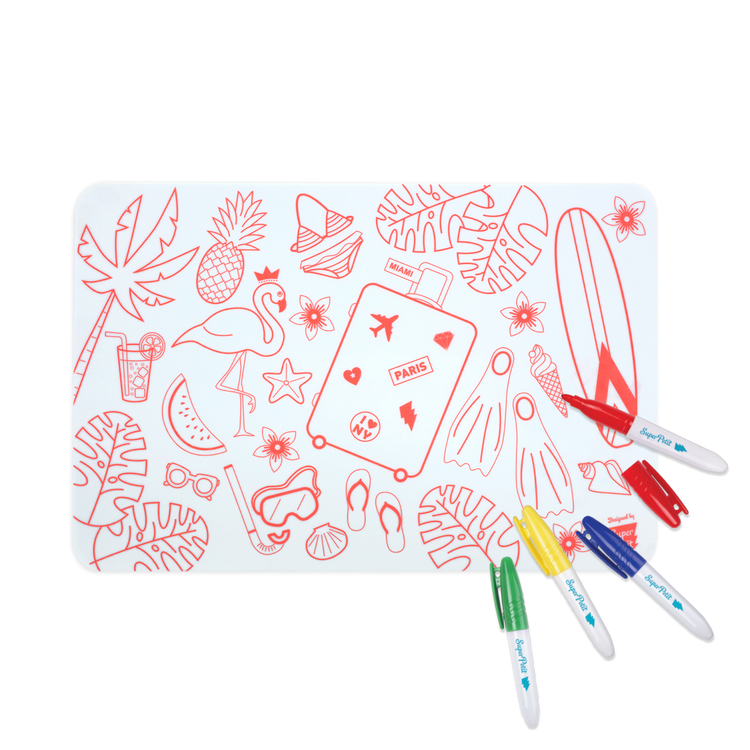 SUPER PETIT. Mini Placemat Florida Paradise