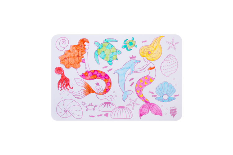 SUPER PETIT. Mini Placemat Mermaid