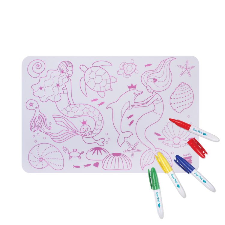 SUPER PETIT. Mini Placemat Mermaid