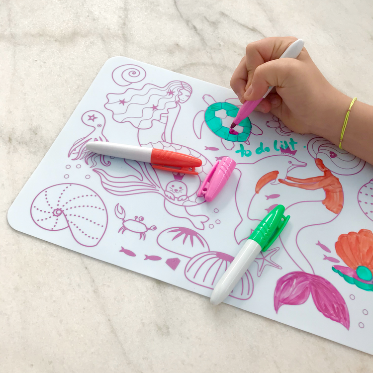 SUPER PETIT. Mini Placemat Mermaid