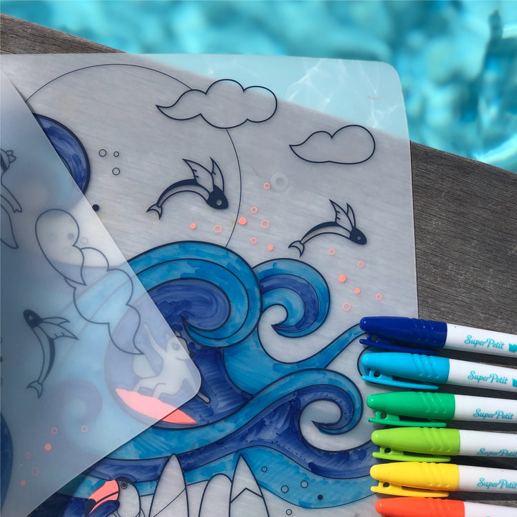 SUPER PETIT. Σουπλά σιλικόνης για ζωγραφική Artiste Surf
