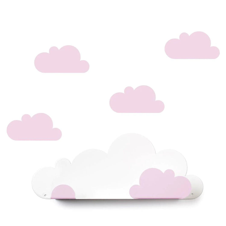 TRESXICS. Wall Shelf & Cloud Stickers (Pink)