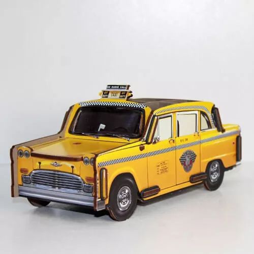 WERKHAUS. Pencil box New York cab (yellow)