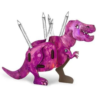 WERKHAUS. Pencil box Tyrannosaurus (purple)