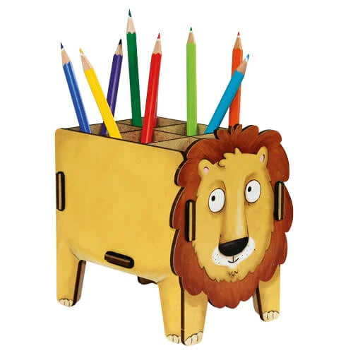 WERKHAUS. Pencil box Lioness (yellow)