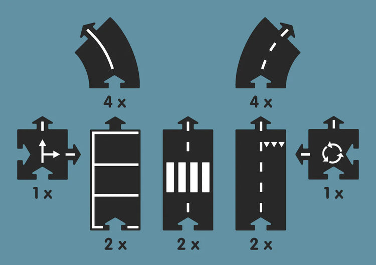Waytoplay. Expressway - Medium Road Set